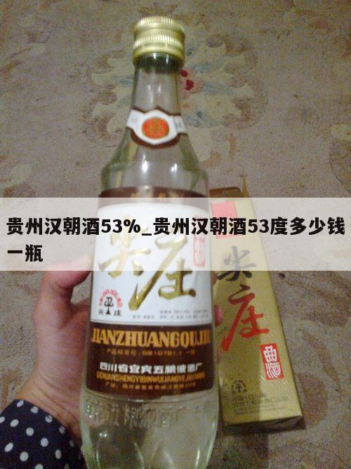 贵州汉朝酒53%_贵州汉朝酒53度多少钱一瓶